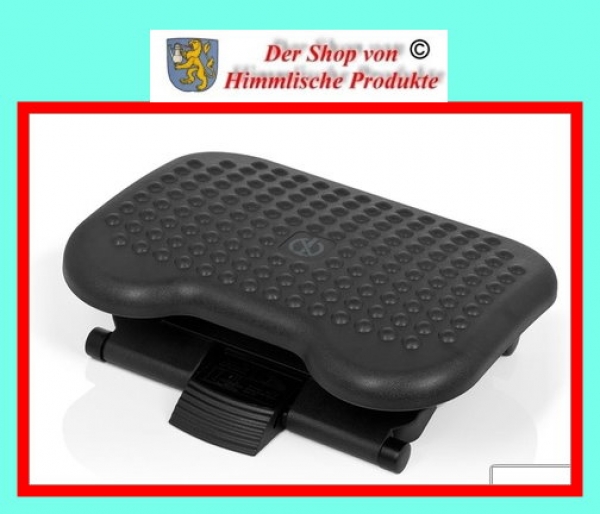 Fußstütze RIPOSO DOT schwarz neigbar höhenverstellbar